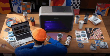 Flujo de trabajo de la impresora UV E1.