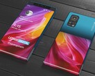 Este concepto de Xiaomi cuenta con un mecanismo de deslizamiento y una pantalla parcialmente envolvente. (Fuente de la imagen: LetsGoDigital/Sarang Sheth)