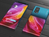 Este concepto de Xiaomi cuenta con un mecanismo de deslizamiento y una pantalla parcialmente envolvente. (Fuente de la imagen: LetsGoDigital/Sarang Sheth)