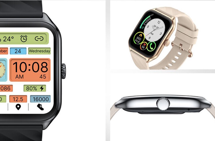 El smartwatch cuenta con una corona giratoria funcional (Fuente de la imagen: Zeblaze)