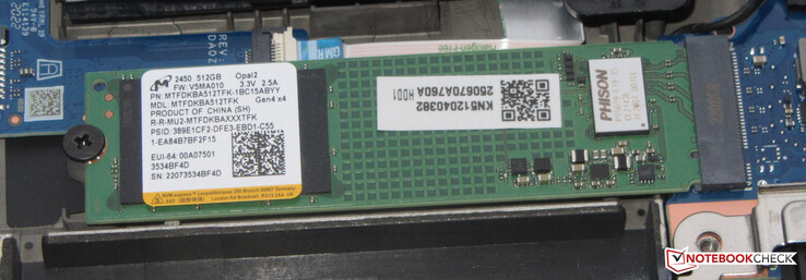 Una unidad SSD PCIe Gen4 sirve como unidad del sistema.