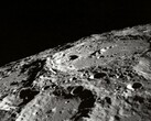 Una imagen que muestra cráteres en la Luna.
