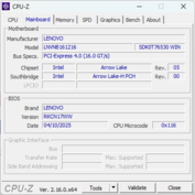 Placa base CPU-Z