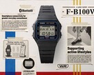 Los nuevos relojes F-B100W de Casio incorporan Bluetooth y el recuento de pasos al diseño clásico del F-91W