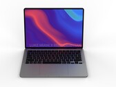 Un render de cómo podría ser el MacBook Pro 14. (Fuente de la imagen: Luke Miani & Ian Zelbo)