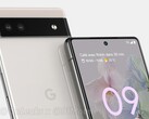 Un render del "Pixel 6a". (Fuente: OnLeaks)