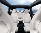 Interior del Tesla Model Y L de seis plazas