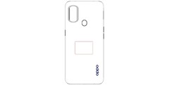 La supuesta etiqueta de la FCC de la OPPO A53. (Fuente: FCC a través de MySmartPrice)