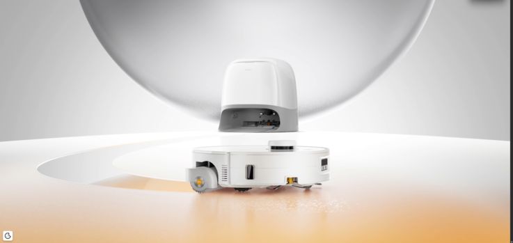El robot aspirador y mopa Qrevo Curv 2 Flow de Roborock. (Fuente de la imagen: Roborock)