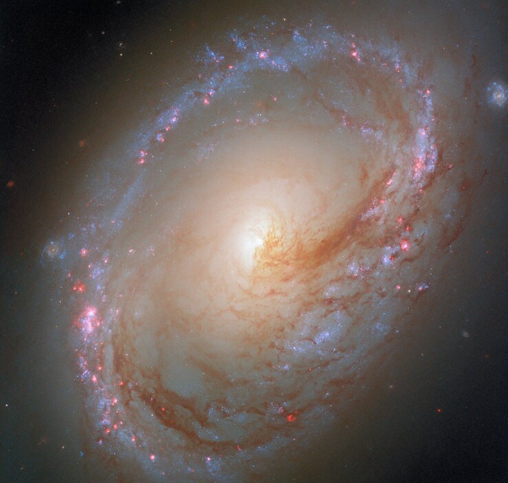 La última imagen de la galaxia Messier 96 (Fuente de la imagen: ESA, NASA, F. Belfiore y D. Calzetti)