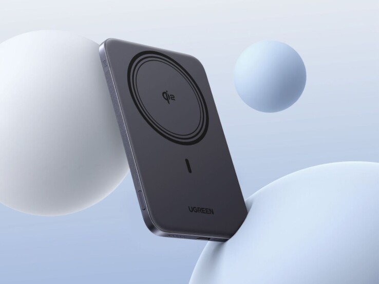 La batería Ugreen MagFlow Air Qi2 15W ultrafina de 5.000 mAh