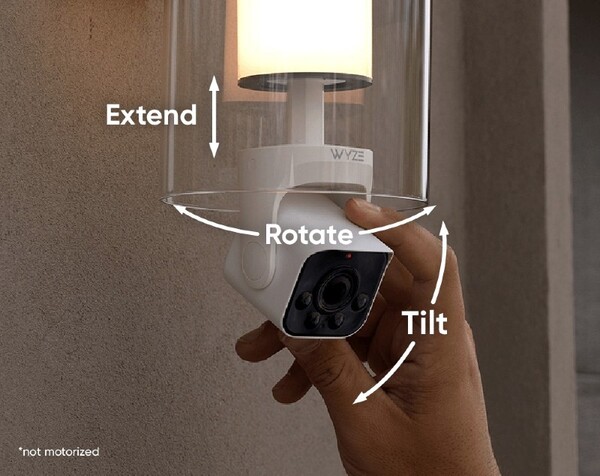 La Wyze Bulb Cam no tiene función automática de giro e inclinación. (Fuente de la imagen: Wyze)