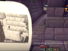 El YouTuber smill ha jugado a Minecraft en una impresora de recibos. (Fuente de la imagen: smillgames vía YouTube)