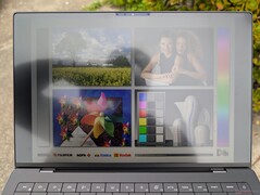 Al aire libre bajo un nublado brillante. La visibilidad es mejor que en el panel OLED debido al menor deslumbramiento