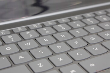 La experiencia de mecanografía está más cerca de un IdeaPad que de un ThinkPad