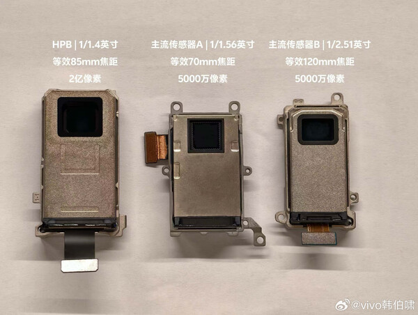 El ISOCELL HPB que Vivo pretende utilizar en el interior del Vivo X300 Pro. (Fuente de la imagen: Han Bo Xiao)