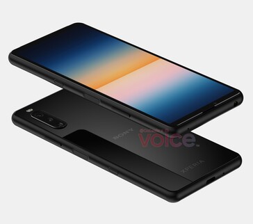 Sony Xperia 10 III. (Fuente de la imagen: Voice/OnLeaks)