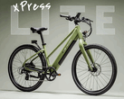 La bicicleta eléctrica Lectric XPress Lite en color verde pino