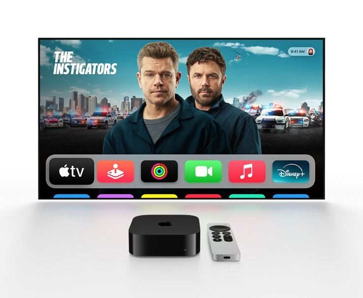 Apple Configuración del televisor 4K mostrando la pantalla de inicio de tvOS. (Fuente de la imagen: Apple)