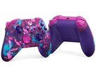 El mando inalámbrico Xbox Heart Breaker Edición Especial presenta vibrantes tonos rosas, morados y azules. (Fuente de la imagen: Xbox)