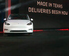 Elon Musk en el Giga Texas Cyber Rodeo (imagen: Tesla/YT)
