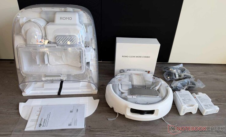 Contenido del paquete del DJI Romo P2 Clean More Combo