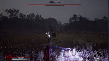 En la imagen: una captura de pantalla del juego Dinoblade.