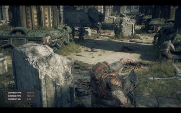 Gears of War: Reloaded en el Lenovo LOQ 16IRH8. (Fuente de la imagen: Darryl Linington - Notebookcheck)