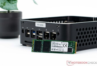 Nuestra unidad SSD de prueba de Transcend con 512 GB