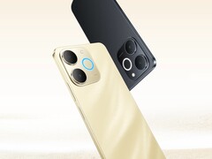 El Realme Narzo 80 Lite 4G viene en colorways oro playa y negro obsidiana (Fuente de la imagen: Realme) 