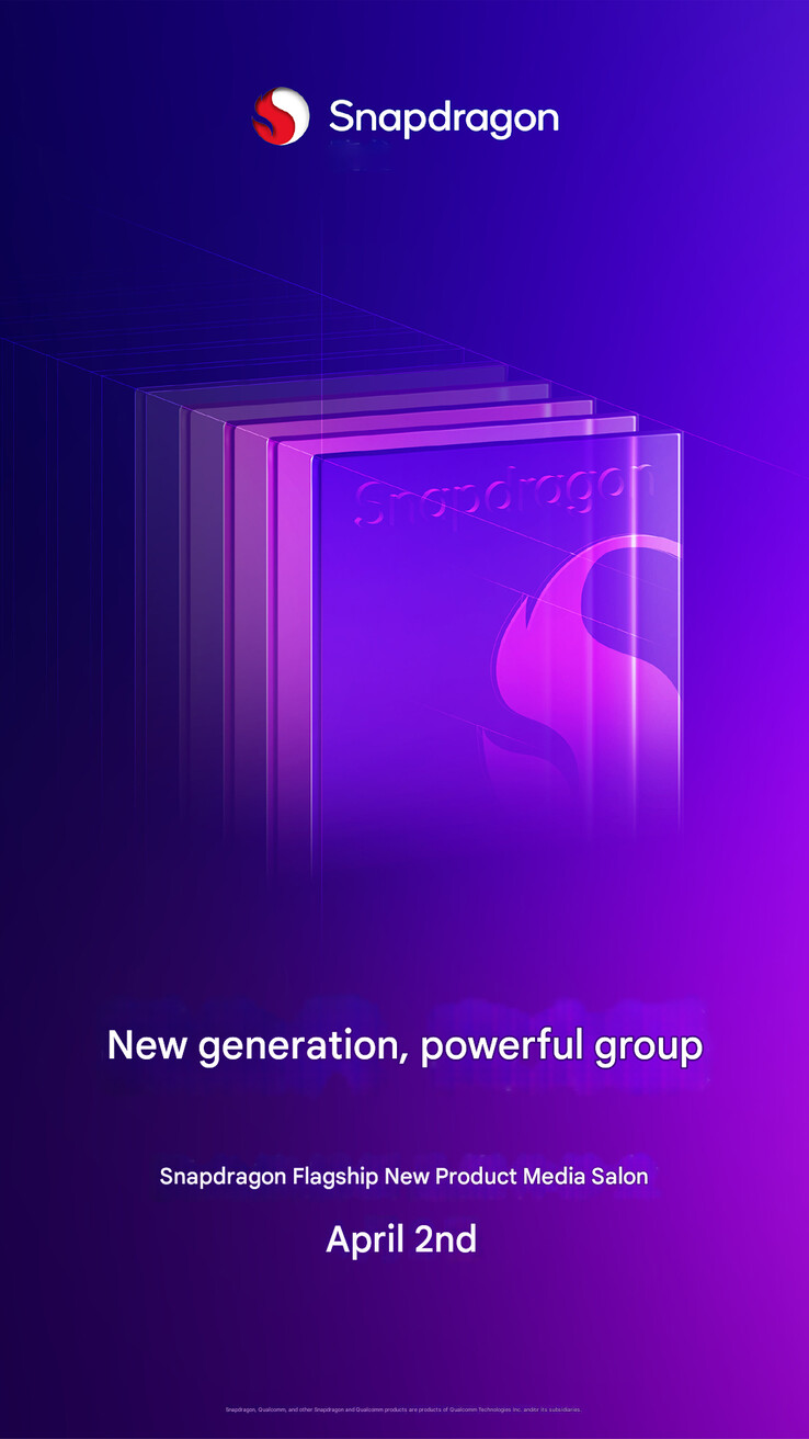 El póster teaser del anuncio (Fuente de la imagen: Qualcomm - traducción automática)