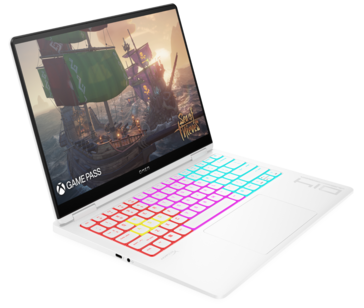 HP Omen Transcend 14 - Blanco Cerámico. (Fuente de la imagen: HP)