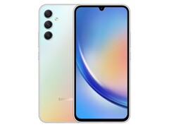 Samsung Galaxy A34 Silver (Fuente de la imagen: Sala de prensa de Samsung)