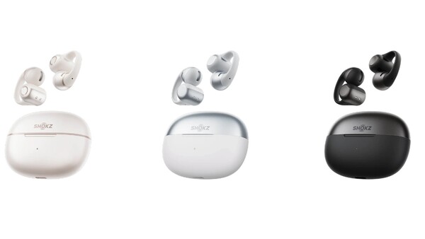 Los Shokz OpenDots 2 están disponibles en tres colores.