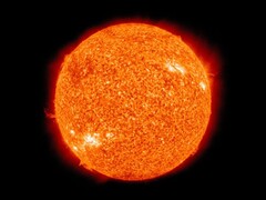 Una imagen que muestra el sol y numerosas erupciones solares. (Fuente de la imagen: WikiImages - Pixabay)