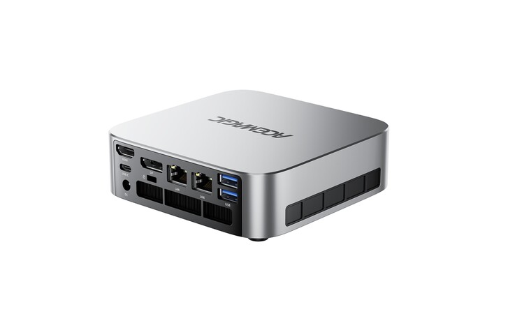 El mini PC AceMagic F2A cuenta con una gran variedad de opciones de E/S, entre las que se incluyen USB 4 y Ethernet de 2,5 G. 