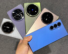 La actual cosecha de smartphones plegables tipo libro, incluidos los recientes X Fold5, Find N5 y Galaxy Z Fold7, de izquierda a derecha. (Fuente de la imagen: valoración de Xiaobai)