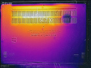 Temperature development underside (load)