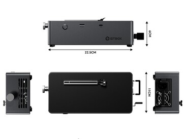 El G-Dock ofrece USB Tipo-C y OCuLink (Fuente de la imagen: Gtbox)