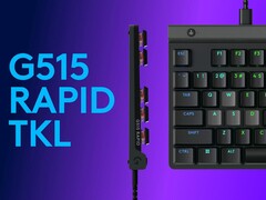 Imagen promocional del nuevo Logitech G505 Rapid TKL en negro. (Fuente de la imagen: Logitech)