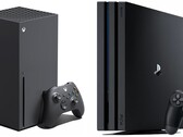 La Serie X de Xbox es, como es lógico, mucho más silenciosa que la PS4 Pro. (Fuente de la imagen: Microsoft/Sony - editado)