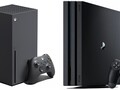 La Serie X de Xbox es, como es lógico, mucho más silenciosa que la PS4 Pro. (Fuente de la imagen: Microsoft/Sony - editado)