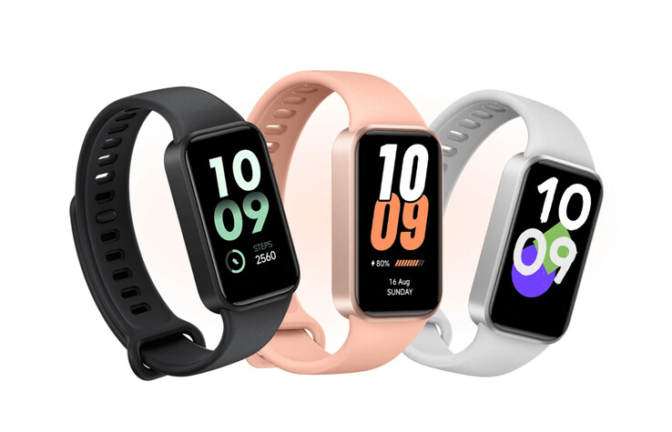 Xiaomi comercializa la Smart Band 11 Active en los acabados negro, gris y rosa pomelo.