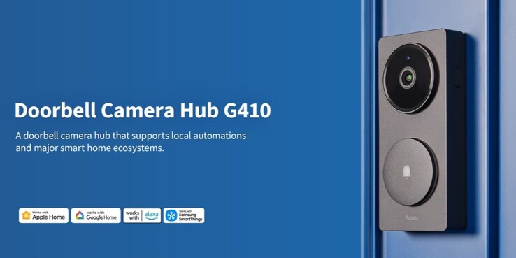 El timbre de puerta con cámara Aqara Hub G410. (Fuente de la imagen: Aqara)