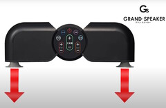 La barra de sonido GS-SP1 Grand Speaker de Doshisha ayuda a las personas mayores a oír mejor los programas de televisión sin necesidad de subir el volumen. (Fuente de la imagen: Doshisha)