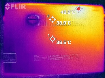 Temperaturas superficiales fondo (prueba de esfuerzo)