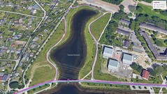 Medición GNSS: lago