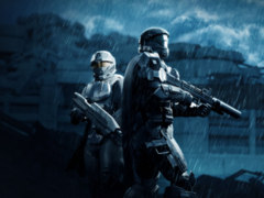 Material gráfico que muestra el Helldivers 2 x Halo ODST Warbond (fuente de la imagen: Xbox)