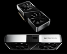 Una imagen renderizada de la GPU GeForce RTX 3060 Founders Edition