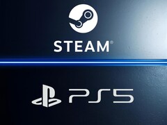 Se muestra un banner con los logotipos de Steam y PS5 (Fuente de la imagen: Steam, Sony PlayStation con ediciones)